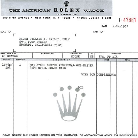 rolex receipt 2019|rolex watch writing receipt.